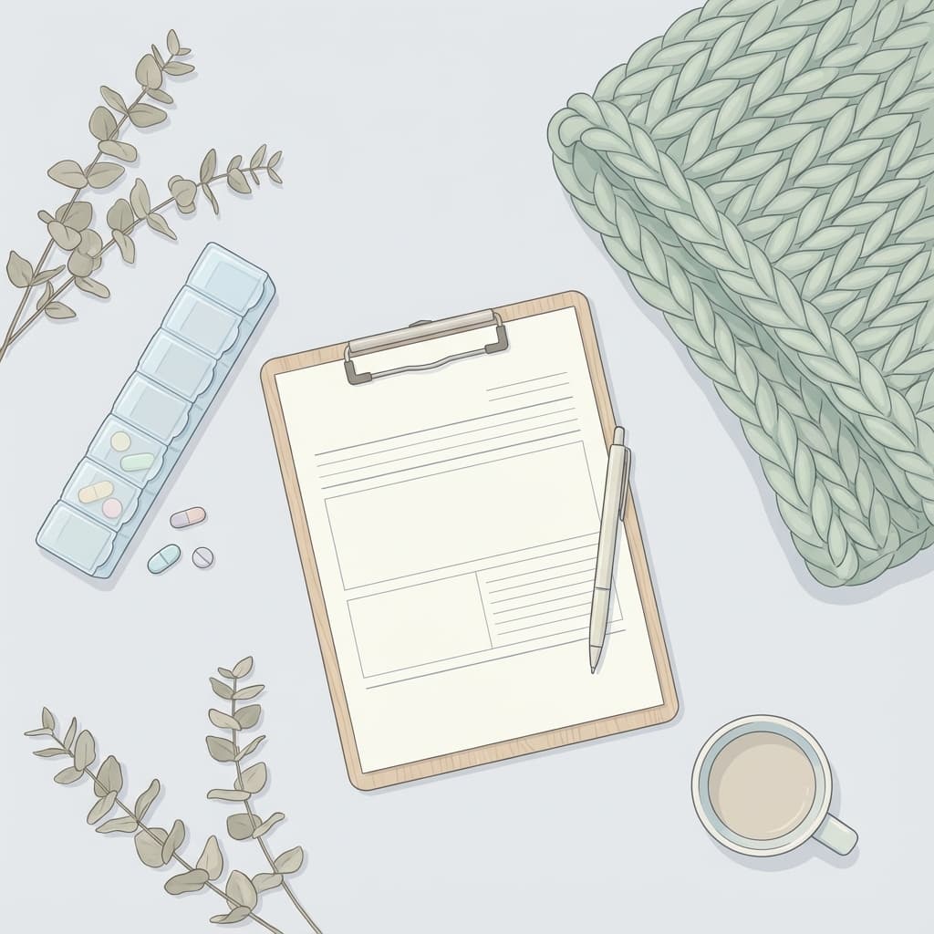 Medical checklist and symptom management